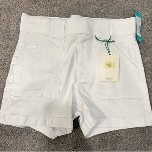 White Women's Denim Shorts by Cosmic Blue love.